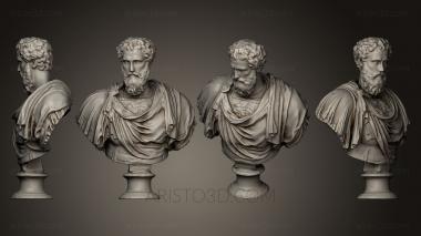 Busts and heads antique and historical (BUSTA_0474) 3D model for CNC machine